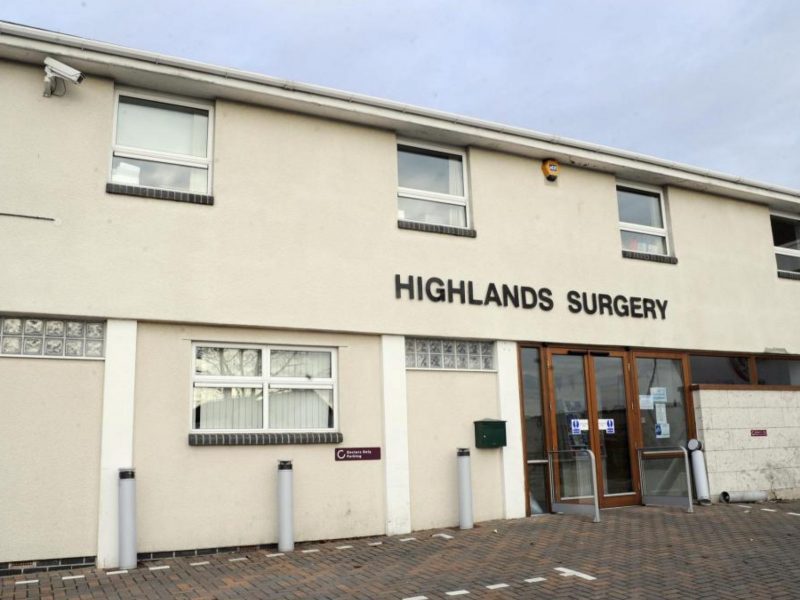 External view of the main branch of the Highlands Surgery